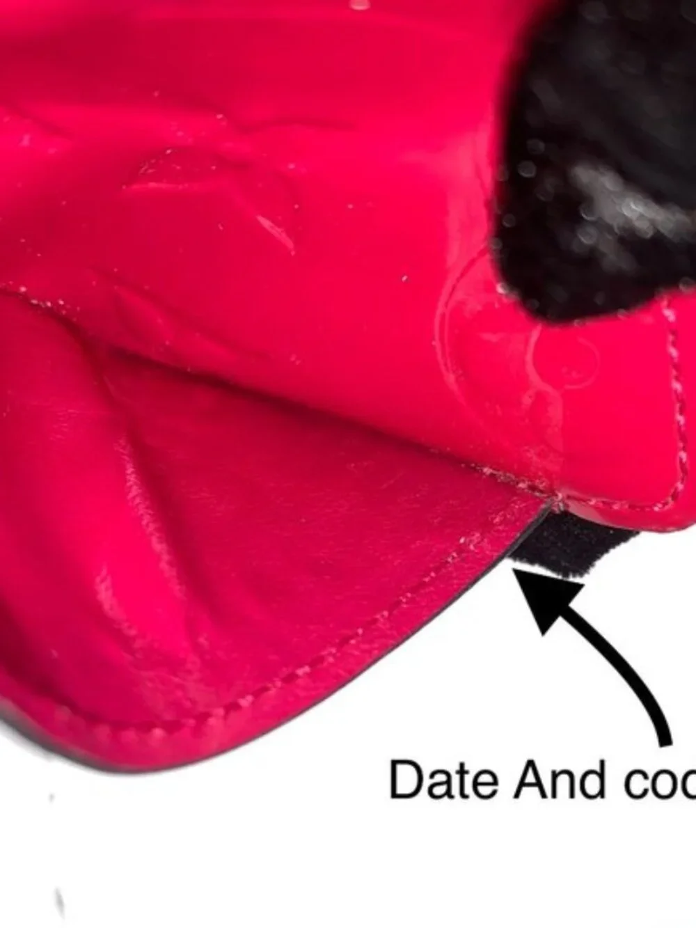 Louis Vuitton Monogram Vernis pink wallet